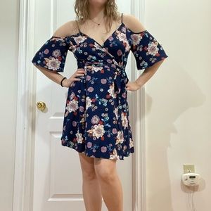 Floral Wrap Dress